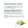 thumbnail image 6 of Crystal Mineral Deodorant Roll-On, Lavender & White Tea, Purple, 2.25 Fl Oz, 6 of 6