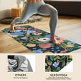 thumbnail image 4 of Pioneer Flower Floral Print Pattern Hot Yoga Mat Towel Non Slip for Hot Yoga - Quick-Drying Yoga Mat Cover with 4 Corner Pockets with Travel Bag - Hot Yoga Towel Non Slip 70"x26", 4 of 6