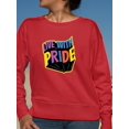 thumbnail image 2 of Live With Pride Colorful Banner Sweatshirt Women -Smartprints Designs, Female 3X-Large, 2 of 4