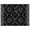 Black, variant on KoshiMe 3'x5' Area Rugs for Living Room, Machine Washable Rugs Non-Slip, Low Pile Soft Print Pattern Western Rug for Bedroom, Dining Room, Office, Orange