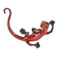 thumbnail image 6 of Red Speckled Gecko Lizard Resin Wall Shed Sculpture Decor Statue Medium, 6 of 6