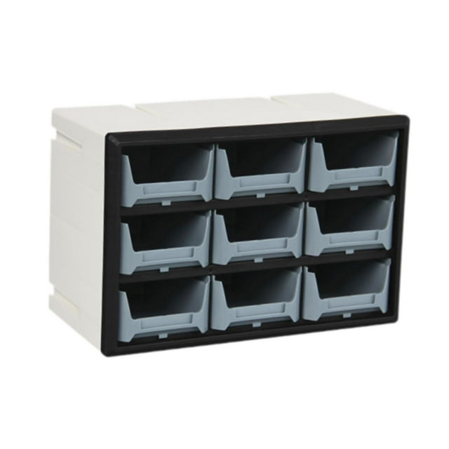 GROWTH TANK Drawer Storage Cabinet Organizer Bathroom Tool Box for Hardware Jewelry Nuts 9 grid