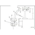 thumbnail image 2 of Richelieu 22820SCV 3-1/2" Projection Bracket For Wall Mounted Handrails - Chrome, 2 of 3
