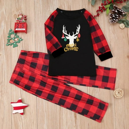 

CHGBMOK His And Her Christmas Pajama Sets Pajama gram Christmas Pajamas For Family - Family Christmas Matching Sets