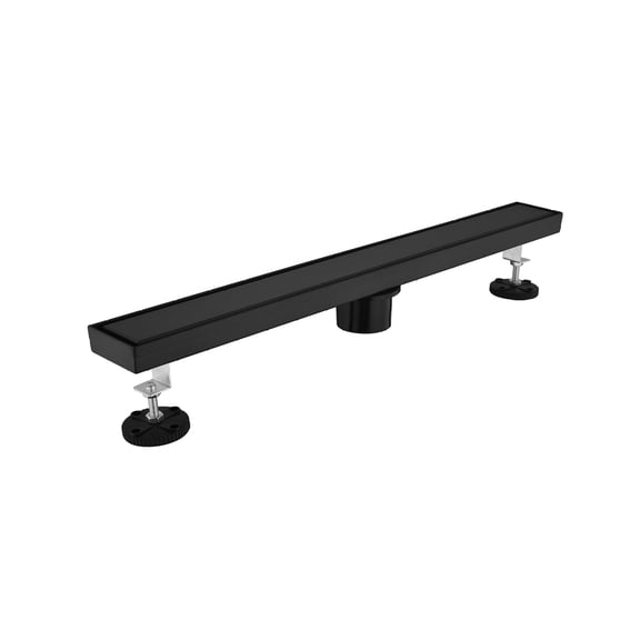 28 Inches Shower Drain, Included Hair Strainer and Leveling Feet