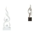 thumbnail image 1 of Estatua De Arte Abstracto De Fuego, Figura De Llama De Resina, Escultura Moderna, Artesanía Decorativa, Adorno De Recuerdo Para Casa, Oficina, Patio, Estantería., 1 of 8