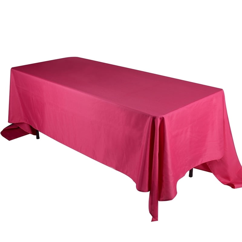 Fuchsia 90 x 132 Rectangle Tablecloths ( 90 inch x 132 inch