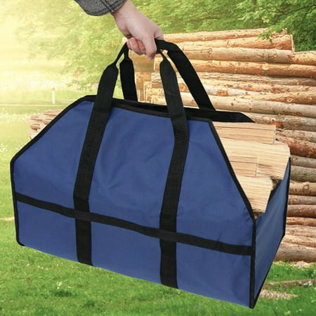 

Yimiao Fireplace Stove Log Carrier Storage Bag Shopping Basket Firewood Tote Holder