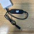 thumbnail image 5 of USB C to 5.5x2.1mm 2V-12V Adjust Voltages Power Cable for Clock Toy Fan LED, 5 of 14