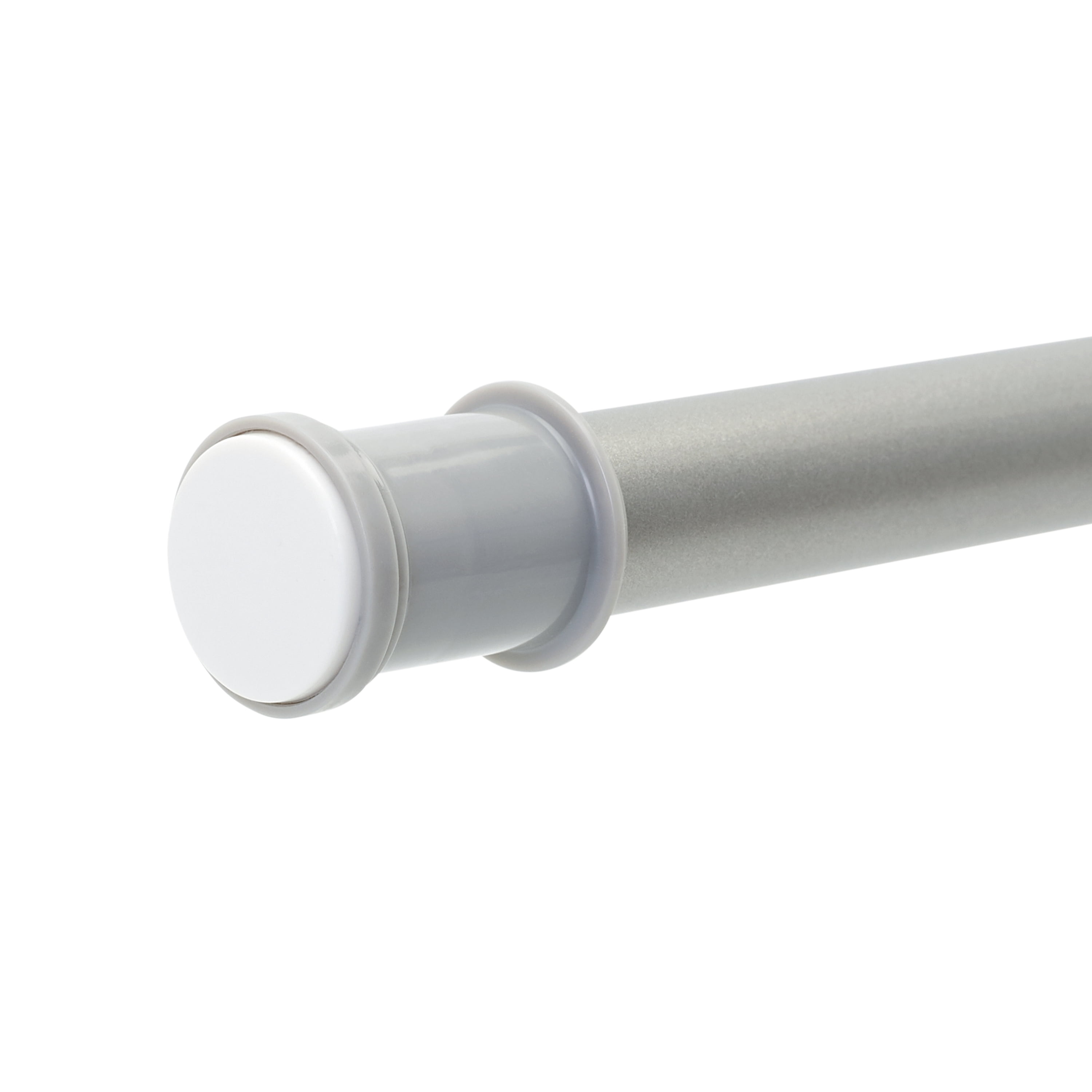 Mainstays Adjustable Tension Shower Curtain Rod, 44" - 72", Satin Nickel