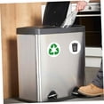 thumbnail image 4 of SEWCHICS 3 Sets Recycling Stickers PVC Green Simple Design for Waste Sorting, 4 of 8
