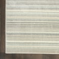 thumbnail image 5 of Nourison Soma Contemporary Striped Grey Ivory Teal 5'3" x 7'3" Area Rug, (5' x 8'), 5 of 9