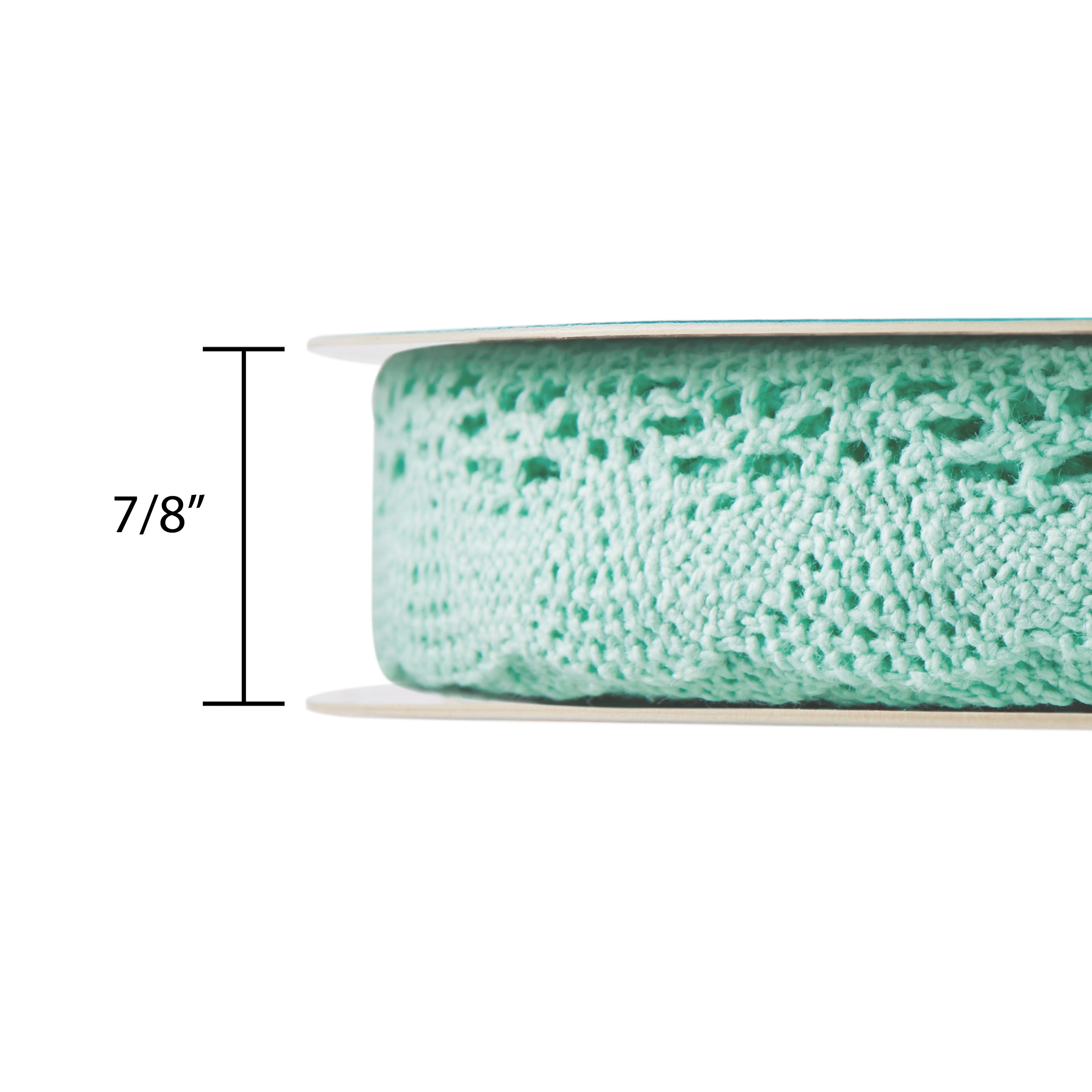 The Pioneer Woman Classic Mint Crochet Lace Scalloped Edge Trim