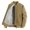 Brown, variant on Men's Stand Collar Jacket Windproof Full Zip Up Thickened Warm Polyester Solid Color Long Sleeve Fall Winter Casual Work Heavy Coat Outerwear