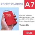 thumbnail image 2 of QJUHUNG Daily Planner 2025 Planner Calendar Weekly Agenda Organizer Daily Schedule Notepad Appointment Book Planner for Weekly Monthly, 2 of 2