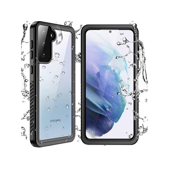 Samsung Galaxy S21 Plus Waterproof Case, Built-in Screen Protector Heavy Duty Protection Shockproof Anti-Scratched Cover for Samsung Galaxy S21 Plus 6.7 inch 2021, Black