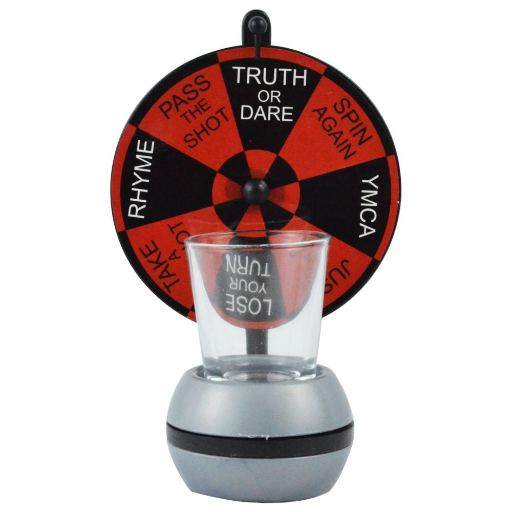 Fairly Odd Novelties Wheel Of Shots, Spinning Shot Glass Drinking Game -  Walmart.com