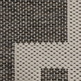 thumbnail image 3 of 7 ft. 6 in. x 9 ft. 9 in. Houston Border Indoor Outdoor Rug, Brown, 3 of 5