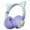 Purple, variant on Cat Ear Bluetooth Headphones,Wireless Foldable On Ear Earphone, RGB Light Up ,HiFi Stereo and Noise Cancelling Over-Ear Gaming Headphones for Kid&Girl As a Gift For PC/Laptop/Tablet/Phone/Pad