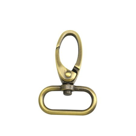 

Fenggtonqii 1 Inner Diameter Oval Ring Shinning Antique Brass Color Medium Olive Buckle Lobster Clasps Swivel Snap Hooks Pack of 30
