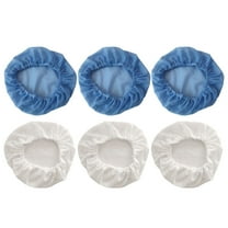 ITSELFER 8pcs Disposable Hair Net Elastic Head Cover Breathable Mesh Chef Cap Unisex Anti-Static Dustproof Hat For Kitchen Cooking Food Service Medical Labs