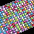 thumbnail image 4 of 6x Etiqueta Engomada de Diamante Rhinestone Gloria 270x95mm, 4 of 9