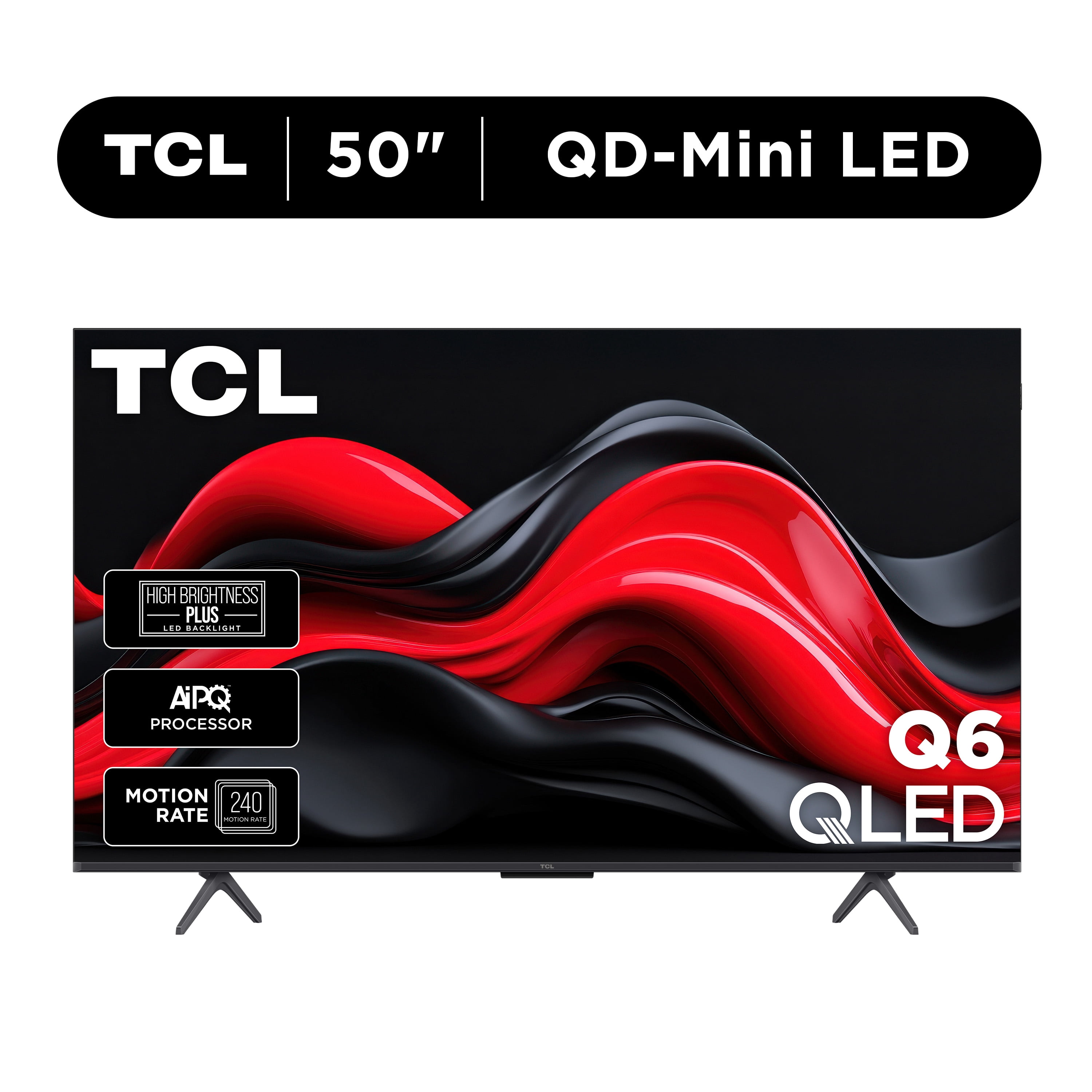 TCL 43” Class Q6 QLED 4K UHD HDR Smart Google TV (NEW 2024
