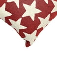 thumbnail image 5 of Liora Manne Frontporch Stars Indoor/Outdoor Pillow Red 18" Square, 5 of 5
