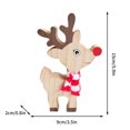 thumbnail image 3 of Ganfancp Christmas Deer Decoration Christmas Jewelry Gift Lovely Wood Crafts Household Holiday Supplies Ofertas Del Día Sólo En Línea 1X Adorno Navideño de Ciervo, 3 of 5