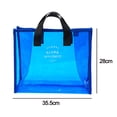 thumbnail image 2 of Clear Tote Bag Stadium Security Approved, See Through Clear Handbag Purse Bag, 2 of 5