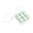 Green, variant on 9 Key Keyboards Clicks Toy Silicone Keychain Multifunction Stress Relief Keycaps