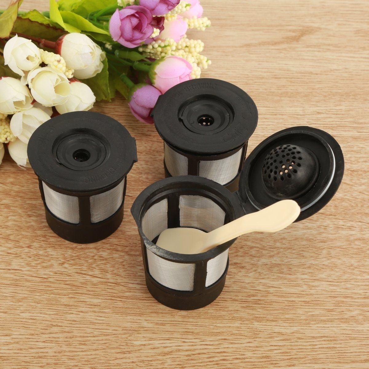 3Reusable Refillable KCup Coffee Filter Pod for Keurig K50;K55 Coffee