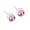 Light Rose, variant on | Nickel Free | Medical Plastic 4mm Crystal Stud Earrings | Best Choice For Sensitive Ears