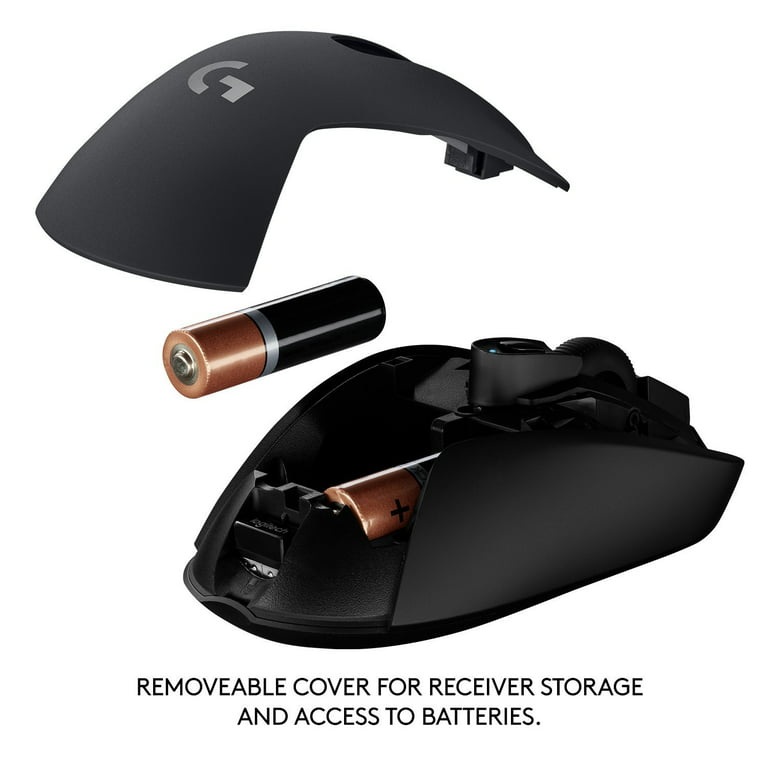 Merchandiser følgeslutning enke Logitech G603 Lightspeed USB type Gaming Wireless Computer Mouse, Black -  Walmart.com