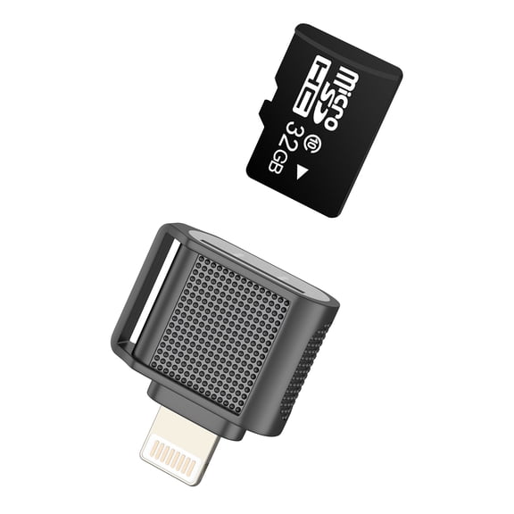 Micro SD Card Reader for IPhone 14 13 for Apple Adapter Lightning to TF Digital Camera Accessorie Phone Memory Stick Transfer Photography Photo for IPad Cable Converter Computer Mini Plug