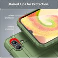 thumbnail image 6 of Durable Sturdy Phone Case for Samsung Galaxy A04, Heavy Duty Shockproof Slim Rugged Phone Case Bumper Rugged Cover for Samsung Galaxy A04 HD Green, 6 of 16