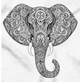 thumbnail image 2 of Elephant Spirit Animal Henna Mandala Plus Size Crewneck Graphic Tee Shirt Brisco Brands 2X, 2 of 5