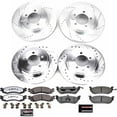 thumbnail image 3 of Power Stop K2721-36 Front And Rear Z36 Truck & Tow Carbon-Fiber Ceramic&nbsp;Brake Pad&nbsp;And Drilled And Slotted&nbsp;Rotor Kit For 2006 Mercury Mountaineer, 3 of 9