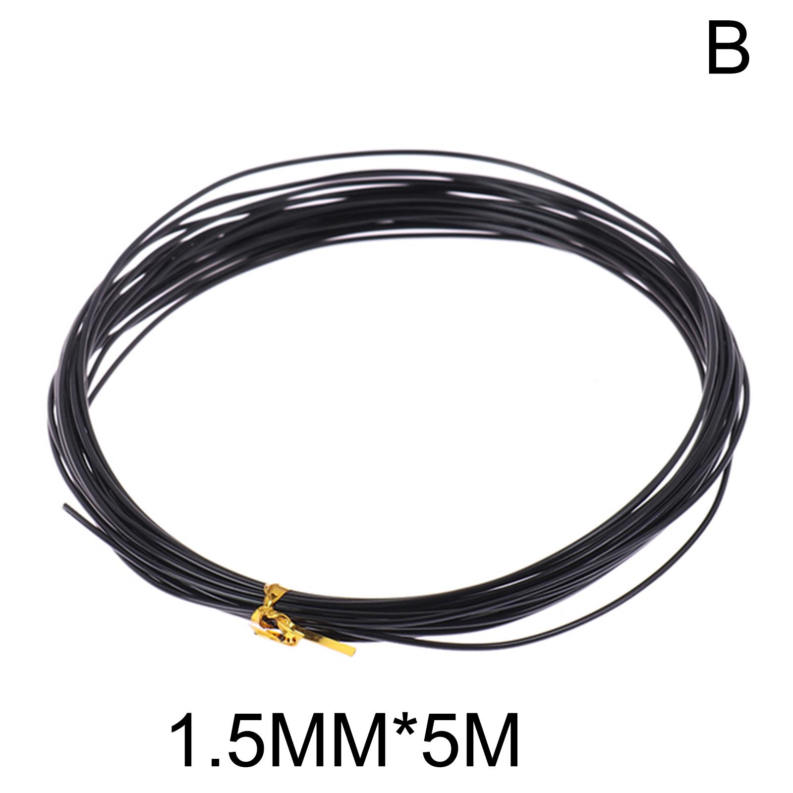 5m Black Anodized Aluminum Bonsai Training Wire For Plant Sizes 5 2023