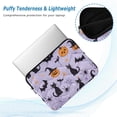 thumbnail image 2 of FORMRS 15-15.6 inch Laptop Sleeve Case Soft Carrying Quilted Computer Bag Cover, Purple Halloween Pumpkin, 2 of 7