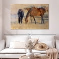 thumbnail image 2 of Elephant Stock Kentucky Morning I Wall Art - Horizontal Canvas Wall Art - Living Room Wall Decor - Animal Canvas - Brown And Blue Decor By Valtcho Tonov - 51" x 34", 2 of 8