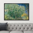 thumbnail image 4 of PixonSign Framed Canvas Print Wall Art Lilac Bush by Vincent Van Gogh Nature Wilderness Illustrations Modern Art Decorative Floral Botanical Minimal Calm/Relax/Cozy Fine Art - 16"x24" Black, 4 of 5