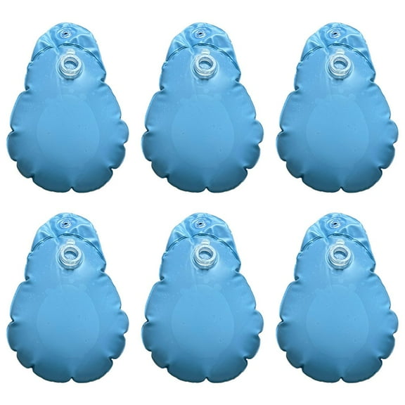 6PCS Heavy Duty Pool Water Bag Pool Cover Weights Water Bag With Hook To Hold Your Pool Cover In Place Swimming Pool Tools