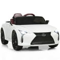 thumbnail image 1 of Gymax 12V Licensed Lexus LC500 Kids Ride On Car w/ MP3 Remote Control White, 1 of 10