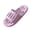 Purple, variant on Xfvqtps Shower Shoes for Mens and Womens Couples Slide Strip Hollow Sole Quick Drying Lightweight Non Slip Open Toe Solid Color Indoor Beach PVC Slipper Green