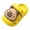 Yellow, variant on Todder Boys Girls Garden Clogs Slippers Capybara Decorations Swivel Ankle Strap Size 18-24 Months Beige Eva Sandals