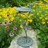 Oakland Living 5964-VG Meadow Bird Bath - Verdi Gray