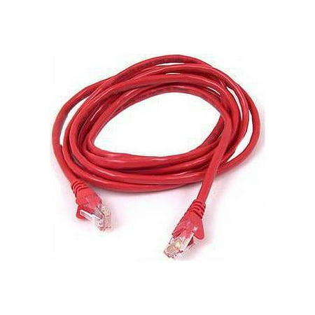 UPC: 0722868463567 | Belkin A3X189-10-RED-S 10 ft. Cat 6 Red Network Cable