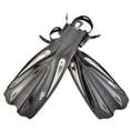 thumbnail image 1 of Mantenga el buceo FN-612 Buceo Flipper Hombres Mujeres Flexibles PROPECTIONAL DIVER FLIPPERS Subacuático Shoe Shoe Watersports Equipment Negro L / XL kenally OD002589-04B, 1 of 5