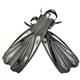thumbnail image 1 of Mantenga el buceo FN-612 Buceo Flipper Hombres Mujeres Flexibles PROPECTIONAL DIVER FLIPPERS Subacuático Shoe Shoe Watersports Equipment Negro L / XL Inevent OD002589-04B, 1 of 5